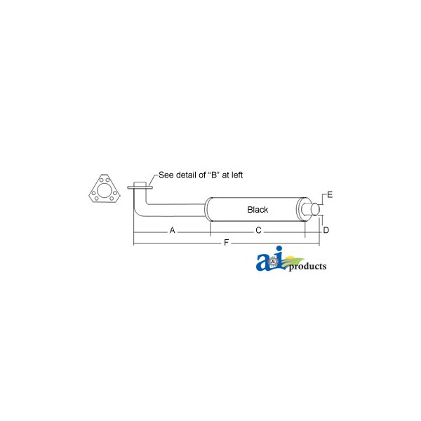 Muffler 32" x7" x32"